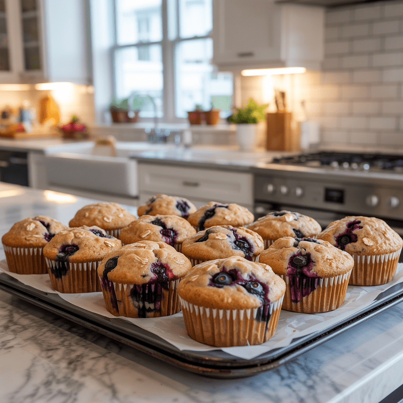 Blueberry Protein Muffins
