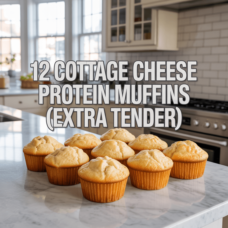 Cottage Cheese Protein Muffins